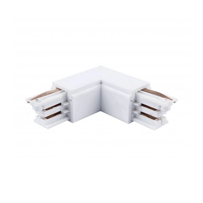 CONECTOR EN L LED STUDIO TRIFÁSICA 220V N104 BLANCO