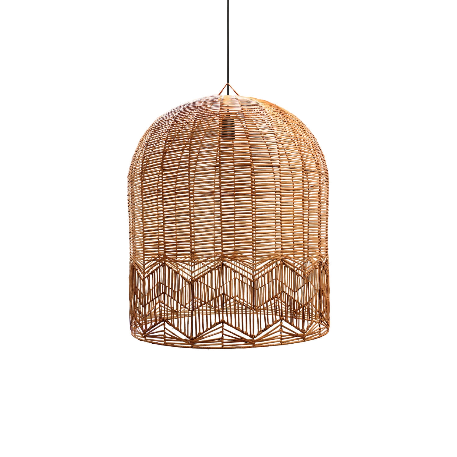 LÁMPARA COLGANTE LED STUDIO MIMBRE ENCANTO ANDINO S (SIN AMPOLLETA E27) BEIGE