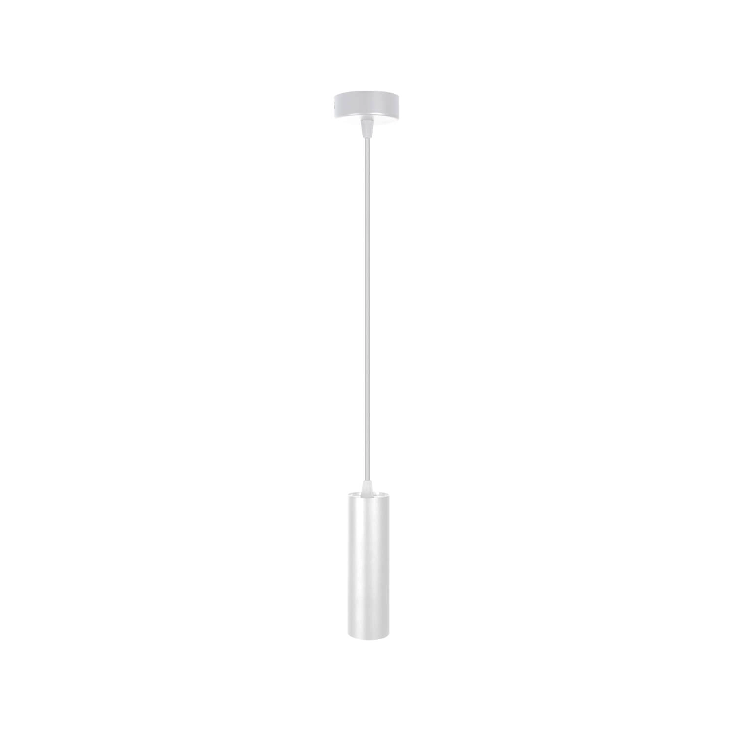 LÁMPARA COLGANTE LED STUDIO TUBULAR TRIAC 7W LUZ CÁLIDA (3000K) BLANCO