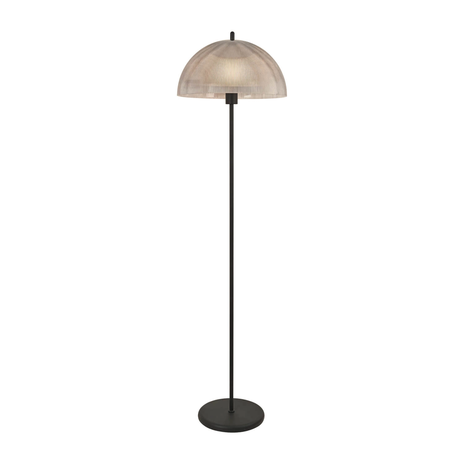 LÁMPARA DE PIE LED STUDIO VALENTINA (SIN AMPOLLETA E27) GRIS AHUMADO