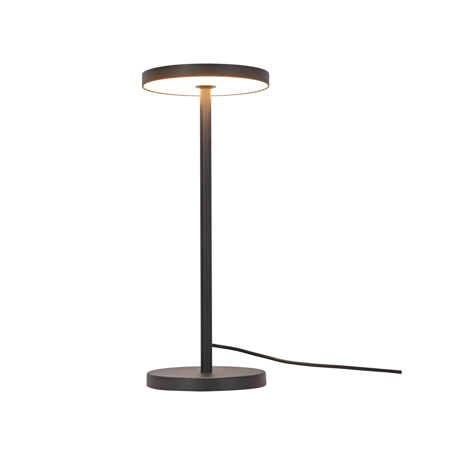 LÁMPARA DE MESA LED STUDIO BRUNO 9.4W LUZ CÁLIDA (3000K) NEGRA
