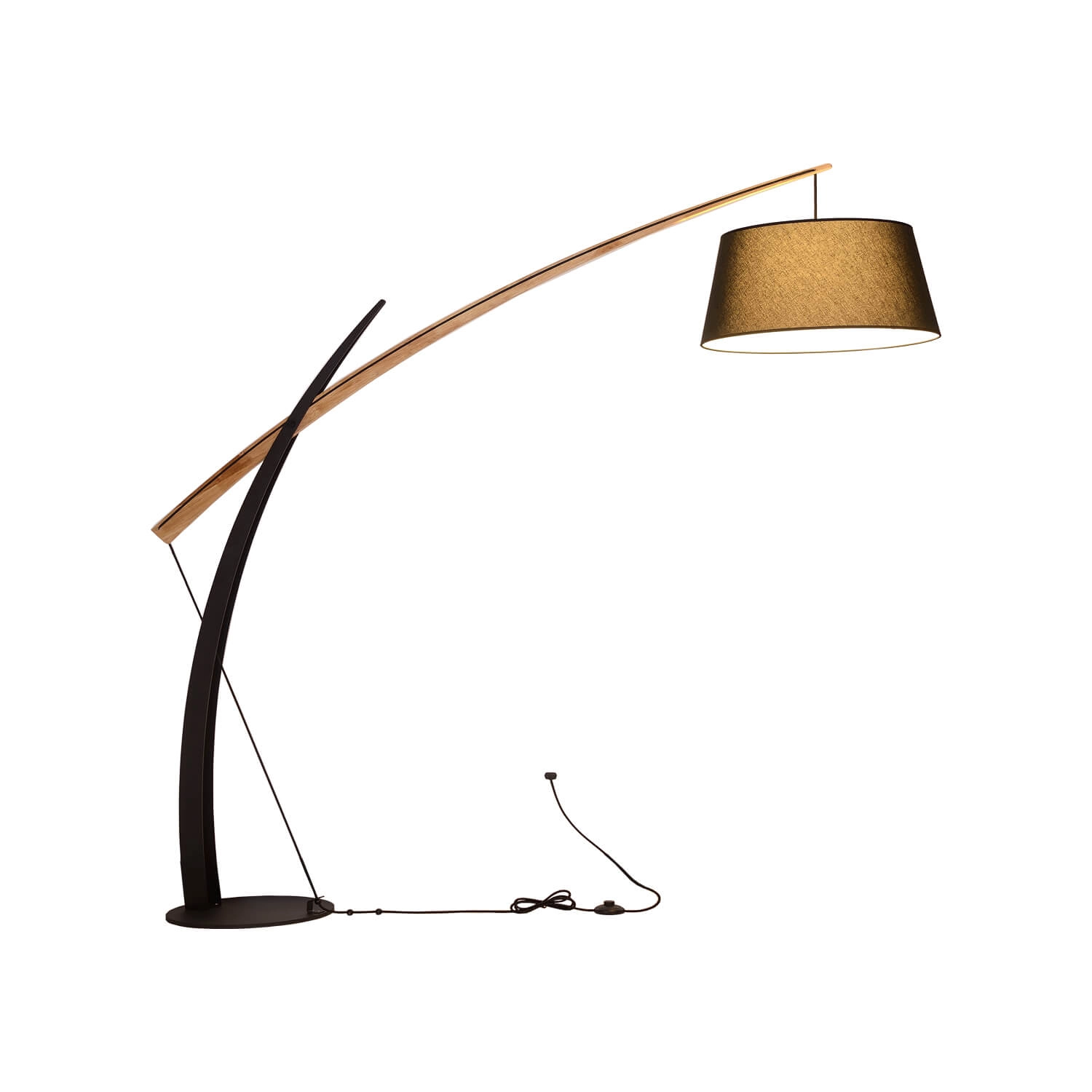 LÁMPARA DE PIE LED STUDIO TOR 10.5W LUZ CÁLIDA (3000K) NEGRA