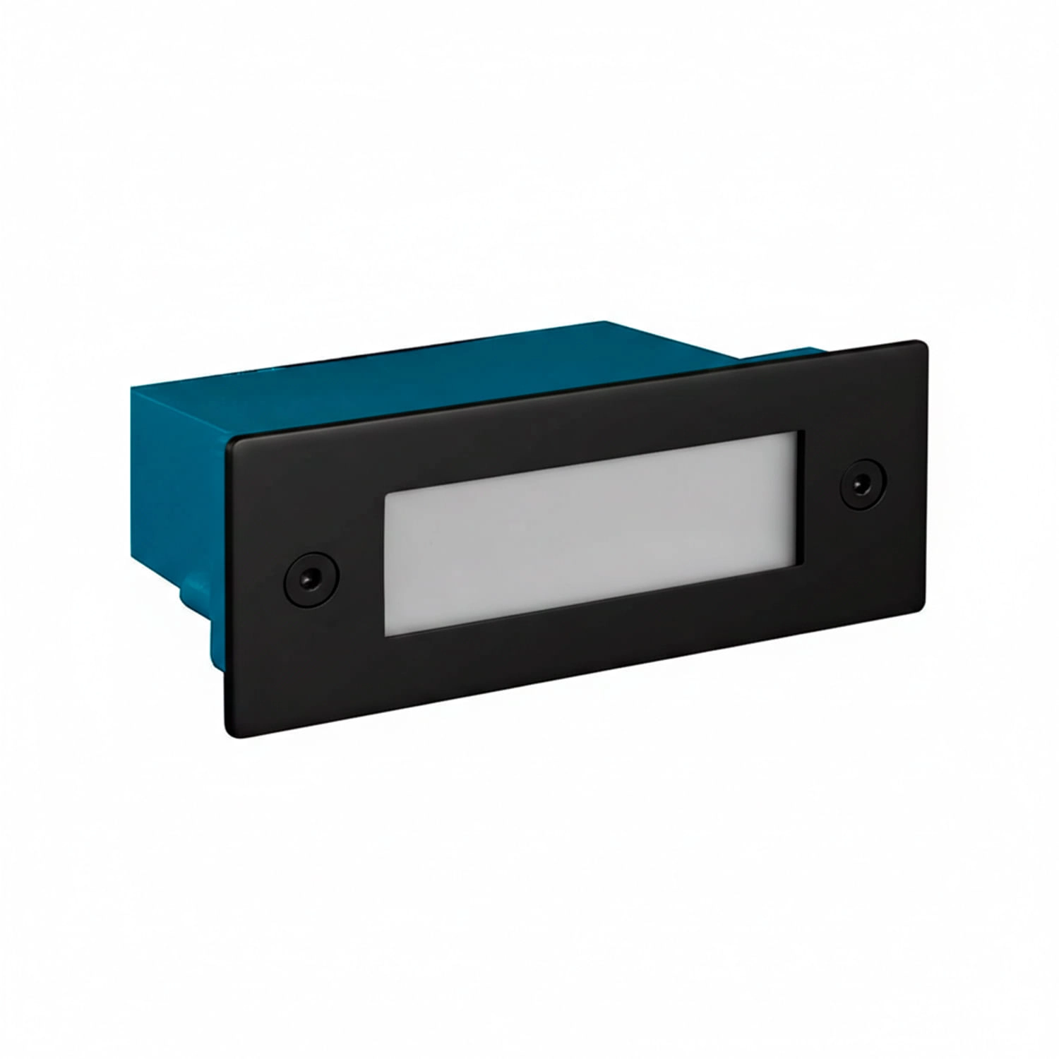 EMBUTIDO DE MURO LED STUDIO RECTANGULAR 5W LUZ CÁLIDA (3000K) IP65 NEGRO