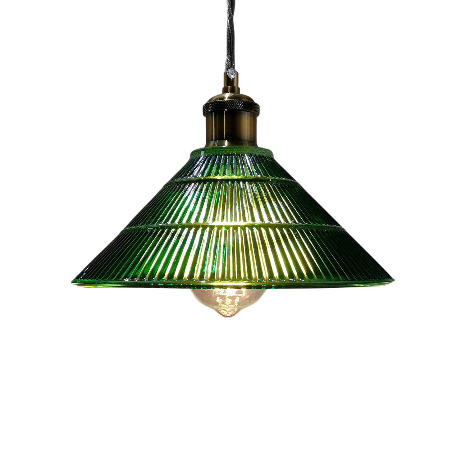 LÁMPARA COLGANTE LED STUDIO VÍTREA (SIN AMPOLLETA E27) VERDE