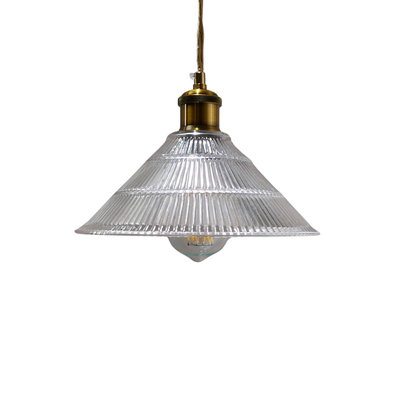 LÁMPARA COLGANTE LED STUDIO VÍTREA (SIN AMPOLLETA E27) TRANSPARENTE