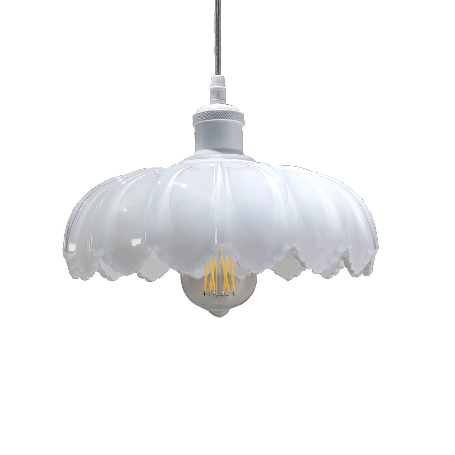 LÁMPARA COLGANTE LED STUDIO ASTER (SIN AMPOLLETA E27) BLANCA