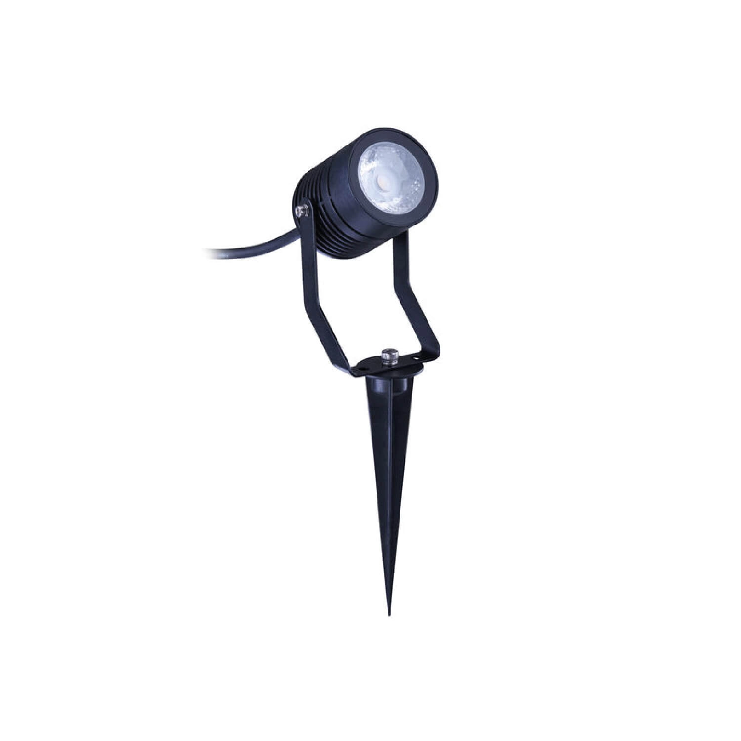 FOCO ESTACA PHILIPS ESSENTIAL SMARTBRIGHT 8W LUZ CÁLIDA (3000K) IP65 NEGRO (911401510045)