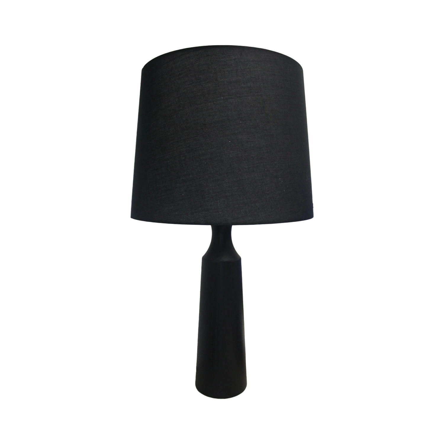 LÁMPARA DE MESA LED STUDIO TECA (SIN AMPOLLETA E27) NEGRO