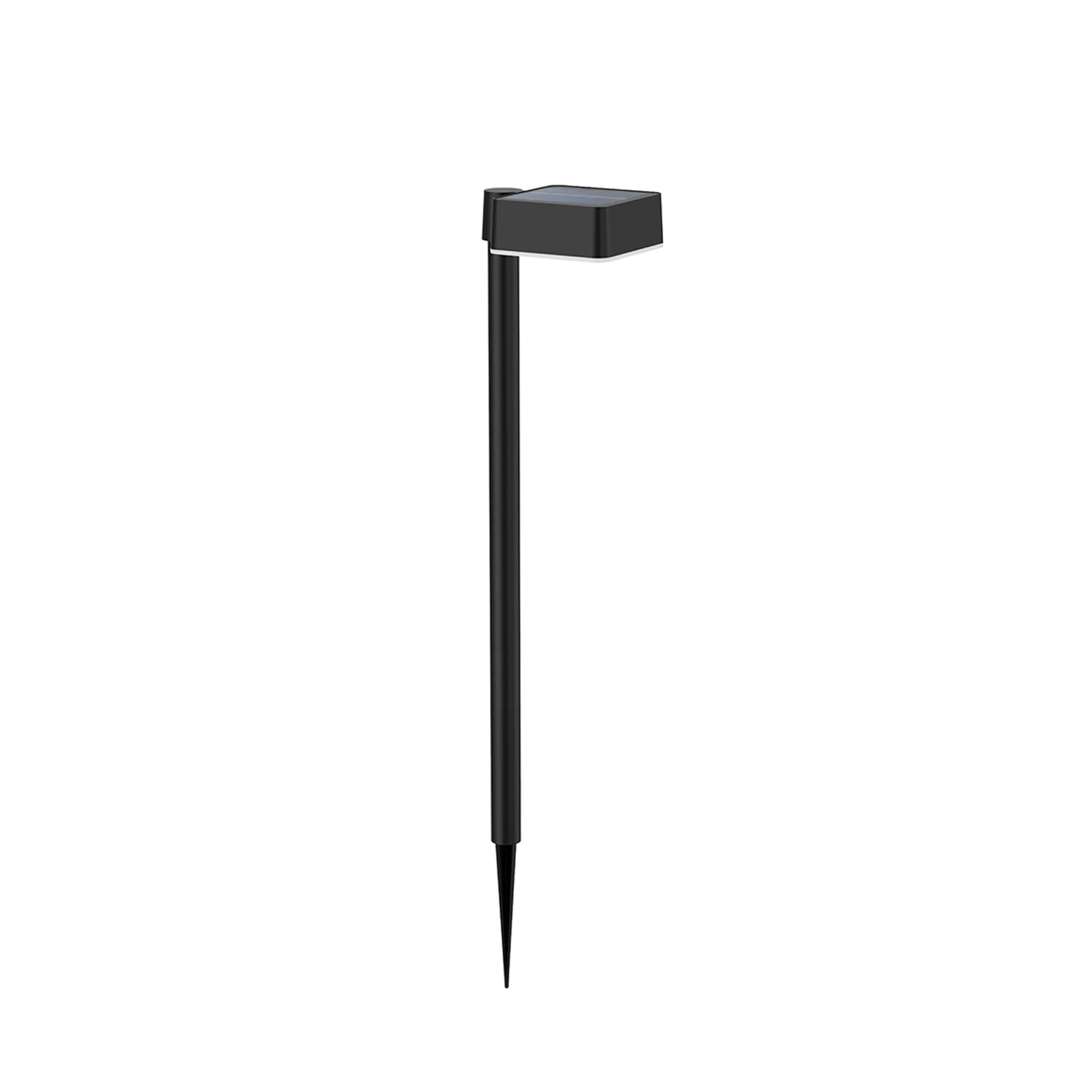 FOCO ESTACA PHILIPS VYNCE SOLAR CUADRADO 1.5W LUZ CÁLIDA (2700K) IP44 NEGRO (929004066401)