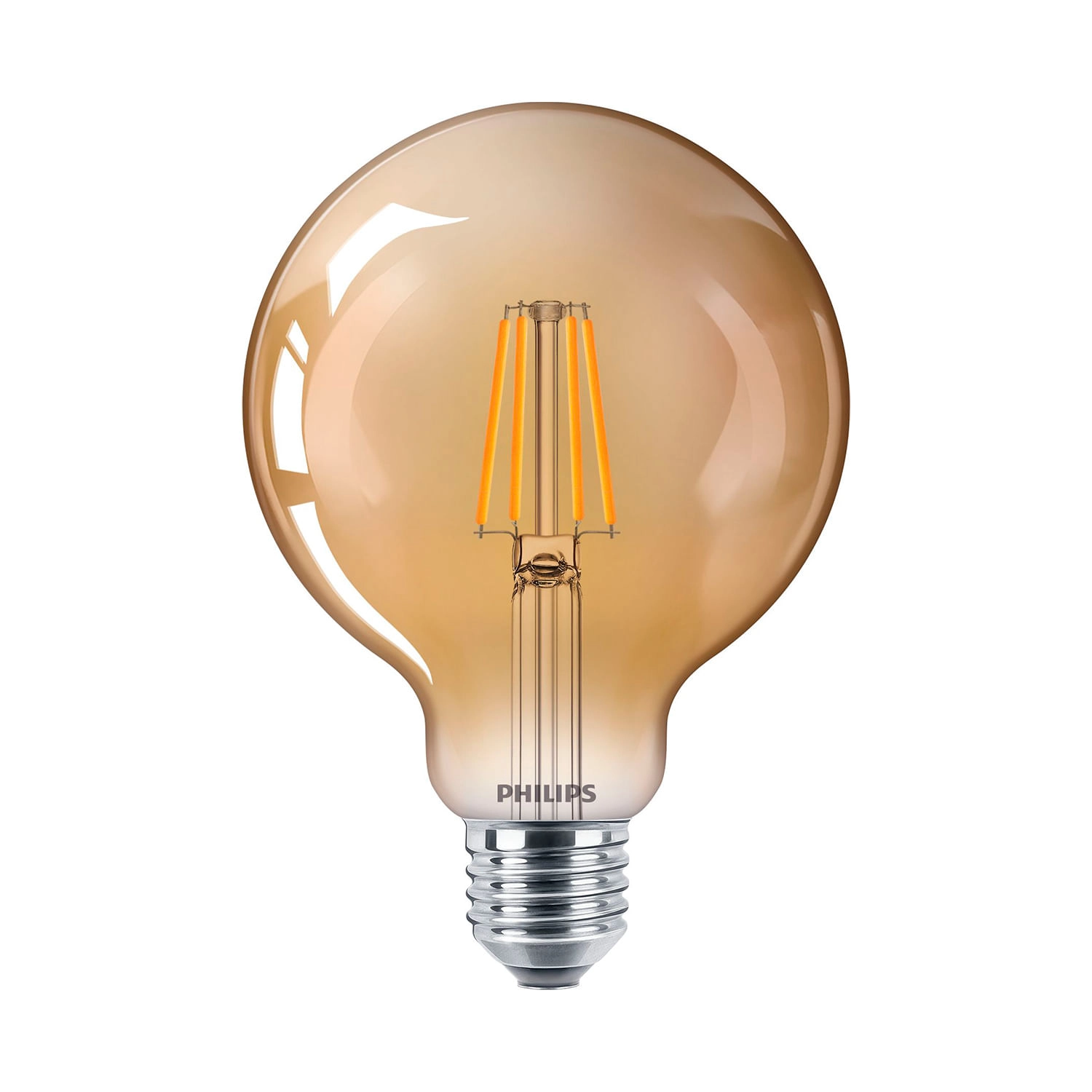 AMPOLLETA E27 PHILIPS FILAMENTO G93 4W LUZ CÁLIDA (2500K) ÁMBAR (929001948246)