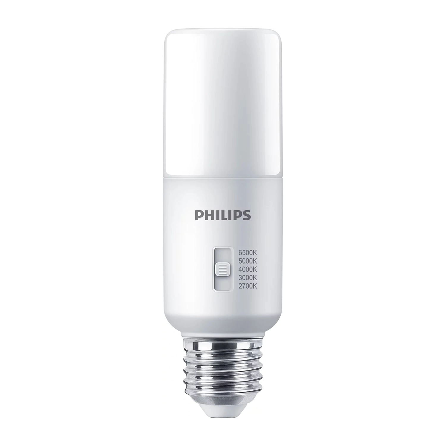 AMPOLLETA E27 PHILIPS STICK DIPSWITCH DIMEABLE 14W LUZ CÁLIDA (2700K) A FRÍA (6500K) CCT BLANCA (929003785819)