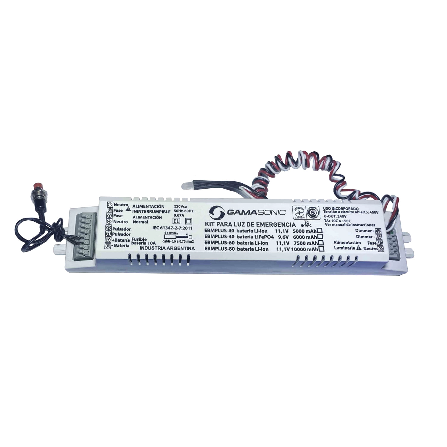 KIT DE EMERGENCIA PHILIPS APP6N 40W BLANCO (919001001891)