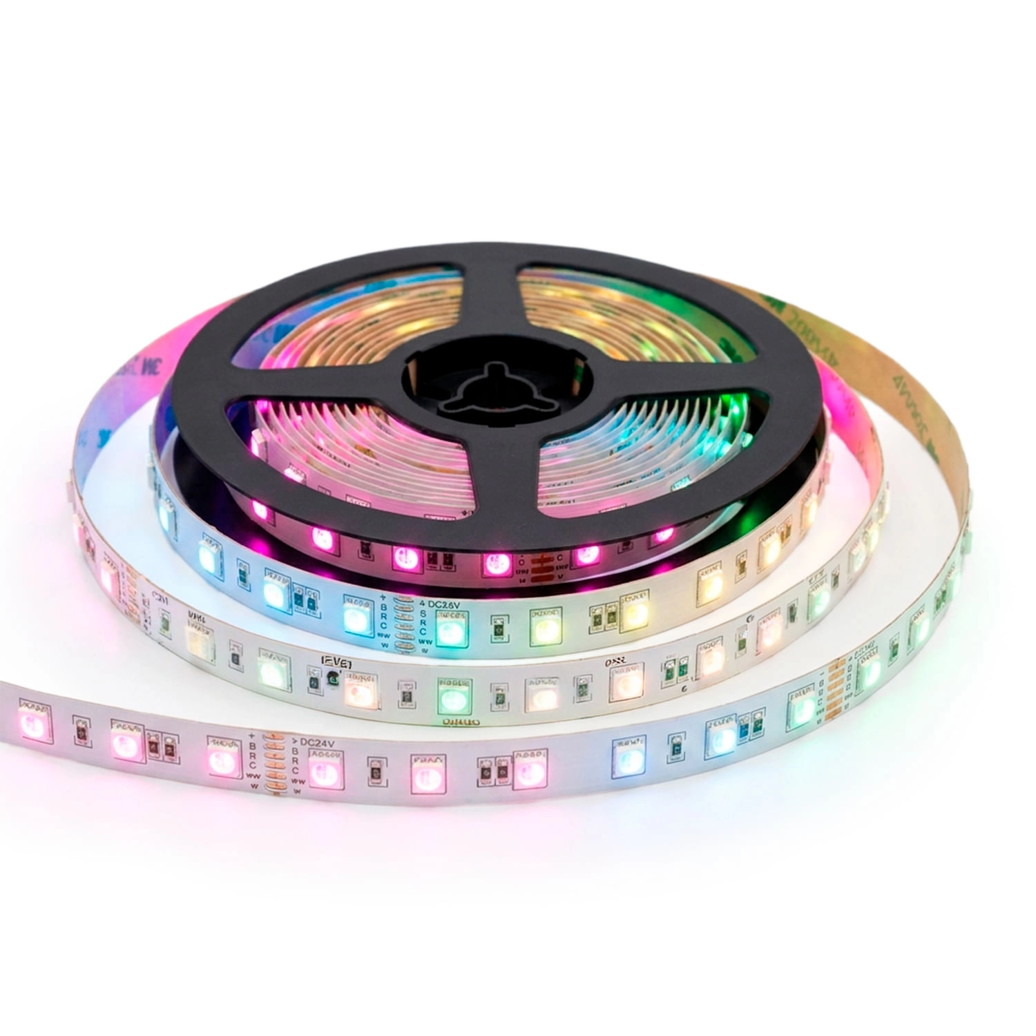 CINTA LED STUDIO MULTICOLOR USB 3 METROS 5V RGB NEGRO