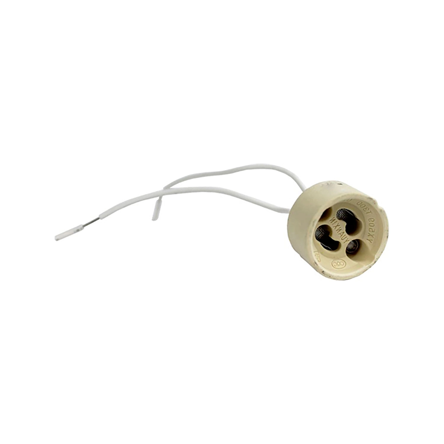 CONECTOR BASE GU10 LED STUDIO + CABLE 10CM BLANCO