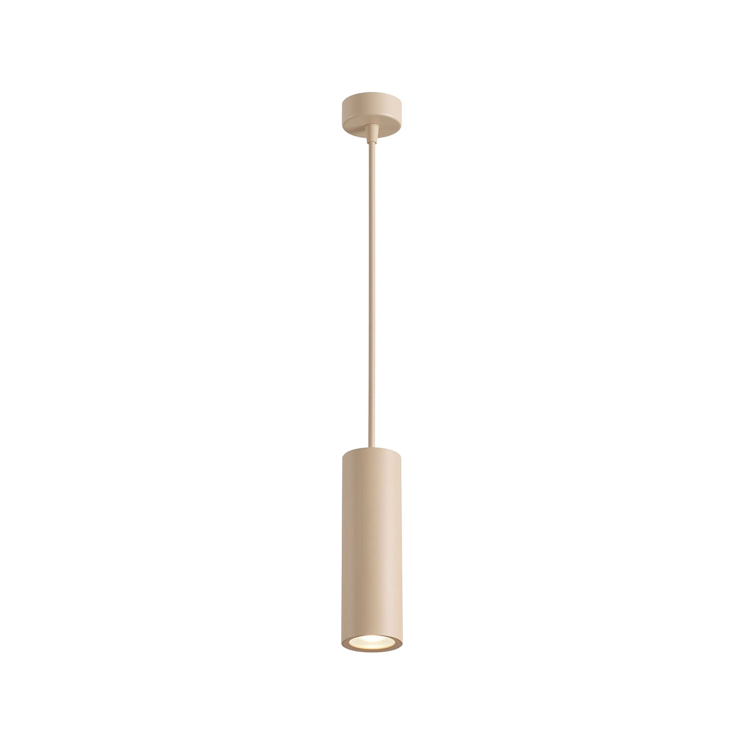 LÁMPARA COLGANTE LED STUDIO TUBULAR BASIC (SIN AMPOLLETA GU10) BEIGE