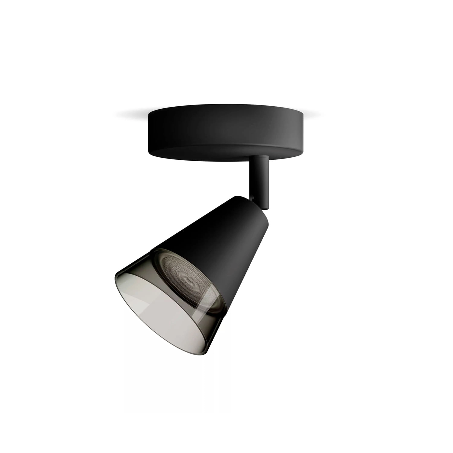 APLIQUÉ CIELO / MURO PHILIPS CLEFT SIMPLE (SIN AMPOLLETA GU10) NEGRO (929004108501)