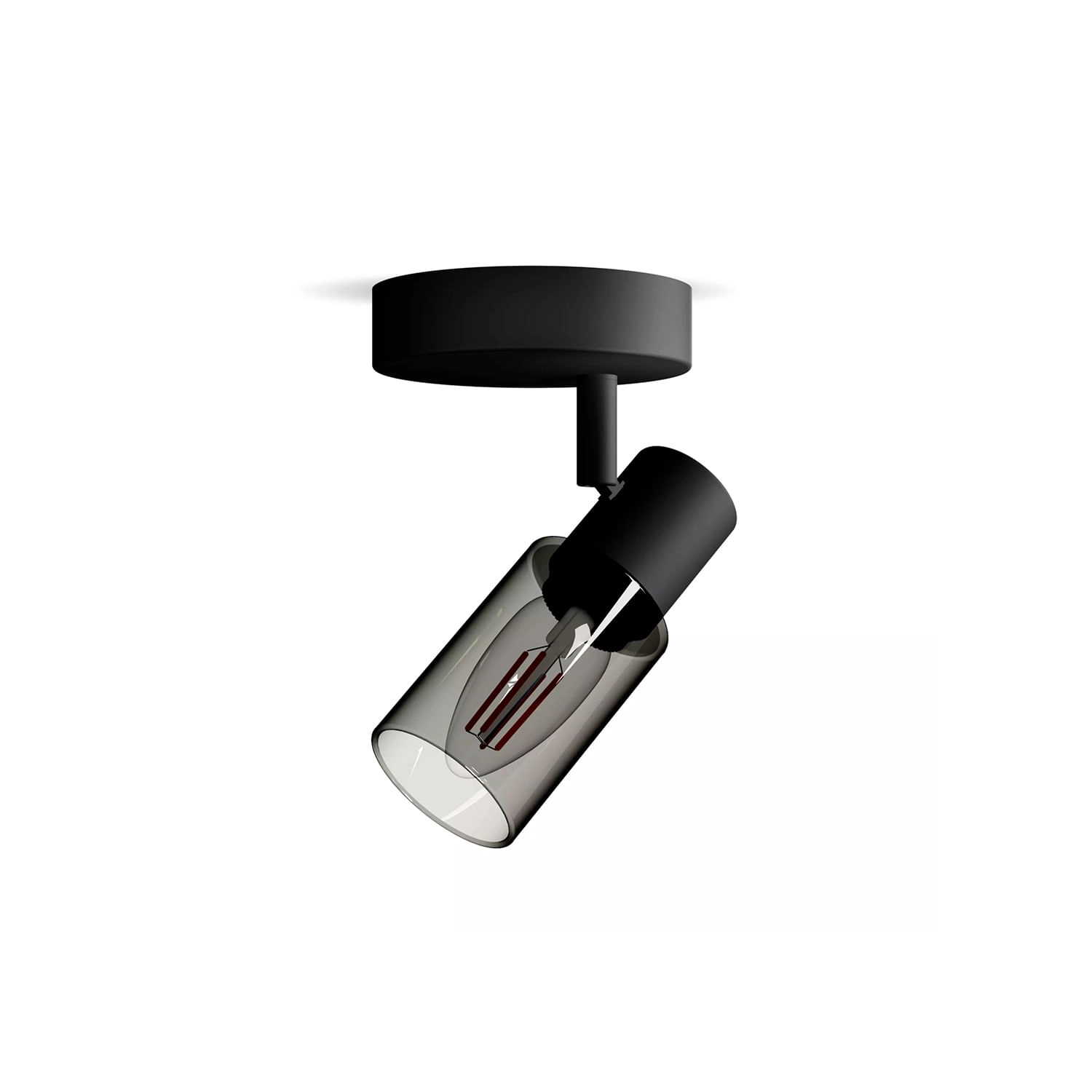 APLIQUÉ CIELO / MURO PHILIPS PALMS SIMPLE (SIN AMPOLLETA E14) NEGRO (929004105001)