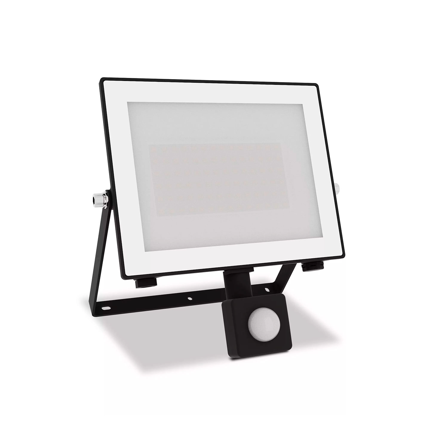 PROYECTOR PHILIPS LOIS CON SENSOR DE MOVIMIENTO 50W LUZ FRÍA (5000K) IP65 NEGRO (929004642701)