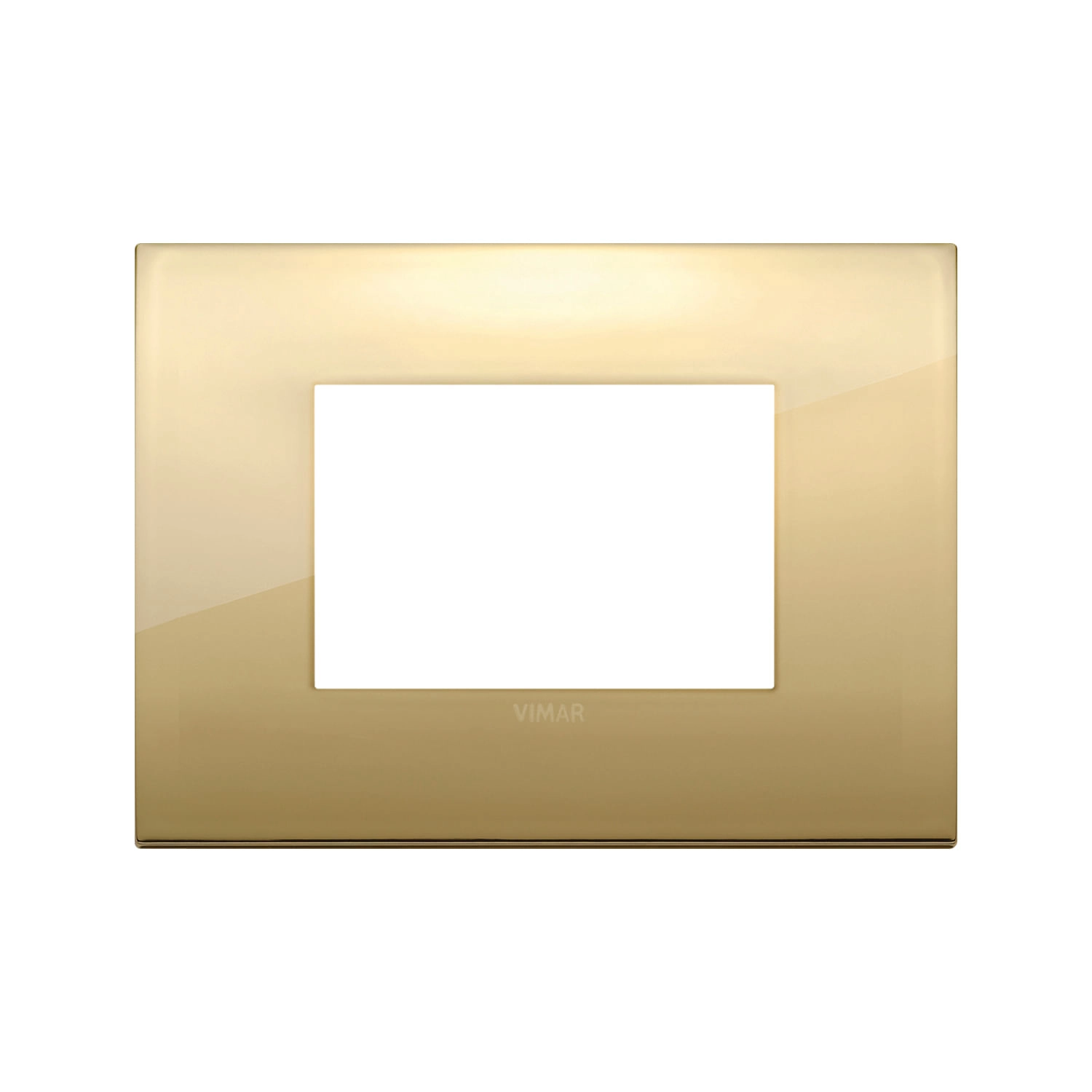 PLACA CLASSIC VIMAR ARKÉ METAL-ELITE 3 MÓDULOS METAL ORO (19653.07)