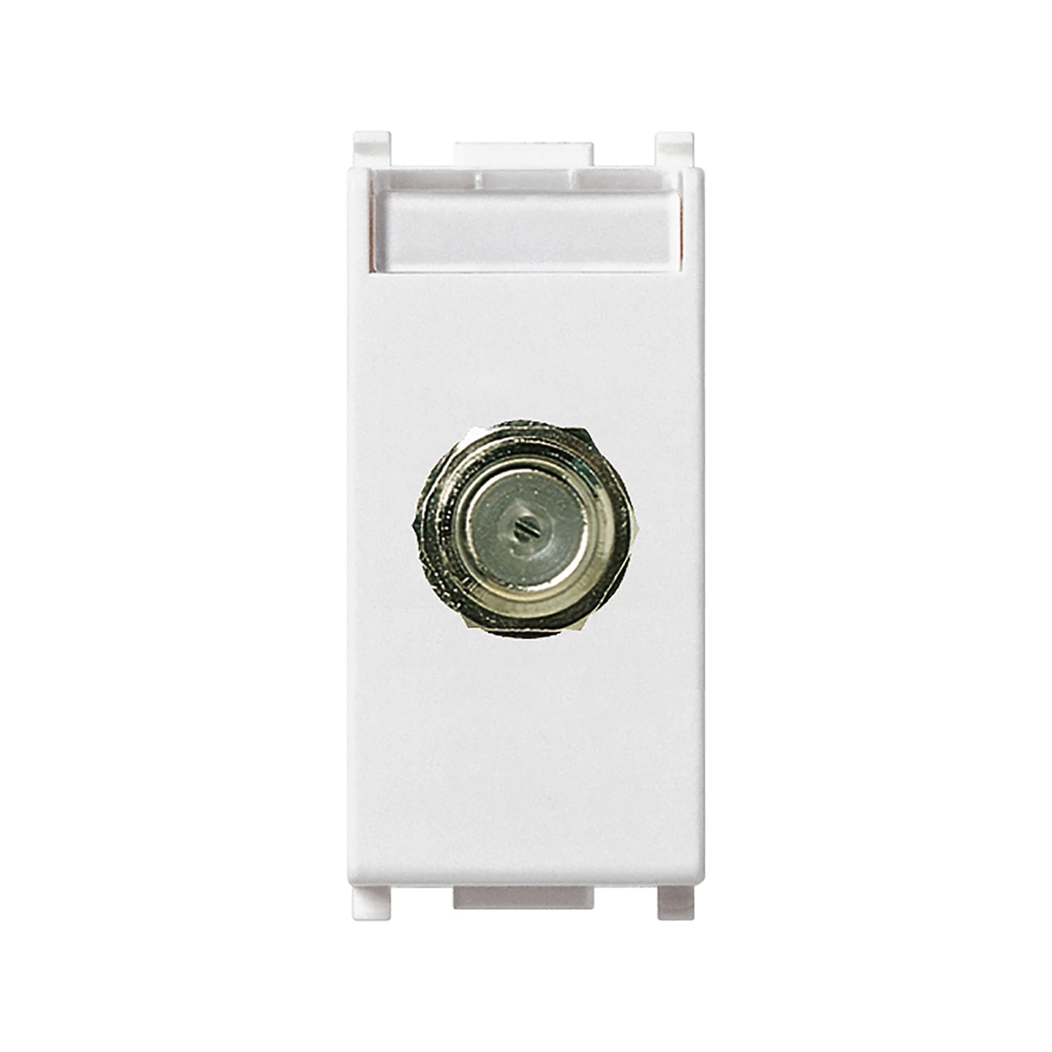 TOMA DE CONECTOR VIMAR PLANA TIPO F HEMBRA 1 MÓDULO BLANCA (14318)