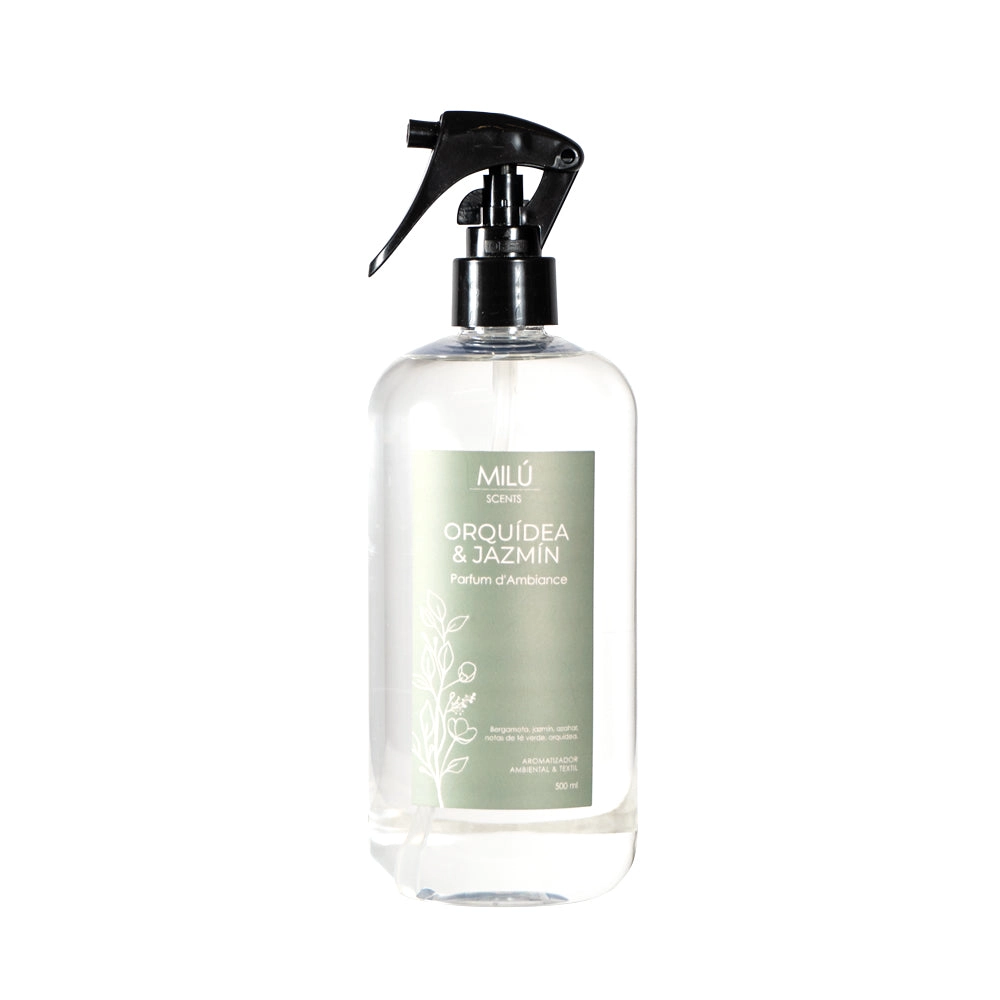 Orquídeas & Jazmín ~ Home Spray, aromatizador de ambientes y textil.