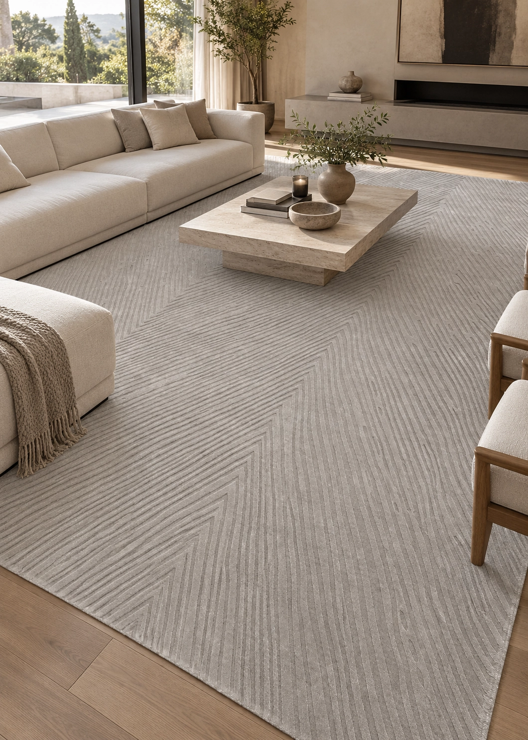 Alfombra Sahara Greige - 250X350